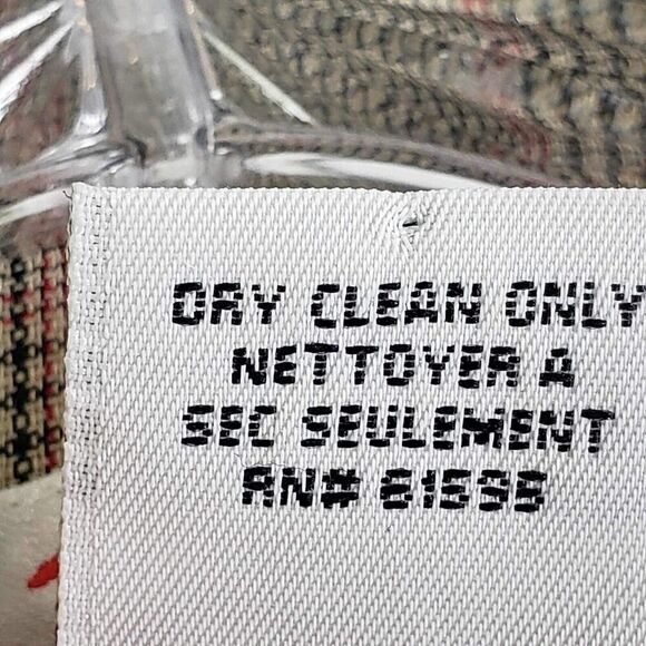 Talbots Vintage Double Breasted Blazer Women's Size 14P Petite Plaid Lined - Picture 7 of 8